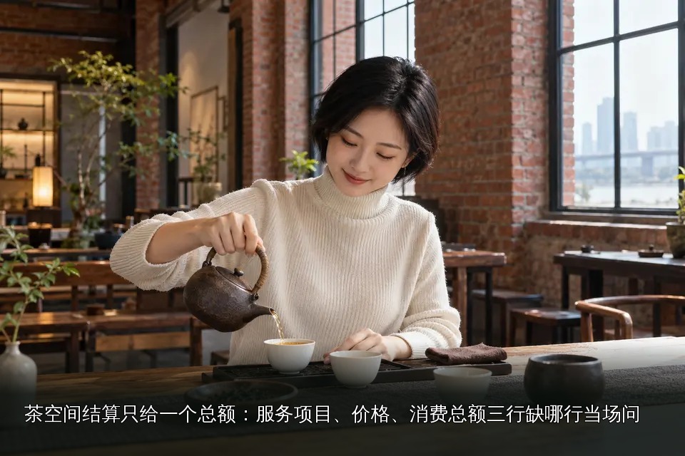 年轻女性品茶主题图｜武汉·红砖改造空间茶席